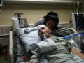 Kari and Ryan in ICU